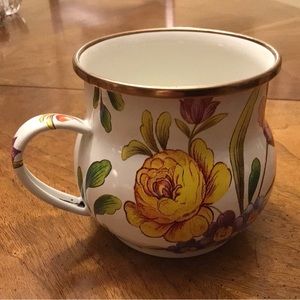 Mackenzie Childs enamel coffee mugs